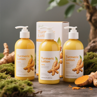 Lotion Corporelle Éclaircissante à Marque Blanche Aloe Vera Curcuma Acide Hyaluronique Crème Hydratante et Blanchissante 24 Heures