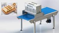 Machine de découpe ultrasonique personnalisable Wanlisonic pour biscuits, gâteaux et pain, équipement de transformation alimentaire