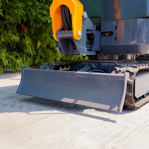 Mini-excavatrice de 1 tonne, 1000 kg, godet de 0,02 m³, chenilles en caoutchouc, capot et cabine en option pour la rénovation de jardin, couleur personnalisée, OEM ODM - Product Image 5