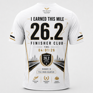 Camiseta Personalizada para Finalistas de Maratón, Camiseta Conmemorativa para el Línea de Meta, para Eventos Deportivos y Premios a Corredores - Product Image 3