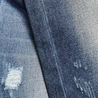 100 pour cent Coton Tissu Denim Sergé Coupe Stable Haute Solidité des Couleurs 190 cm de Large Textile Denim Brut en Gros