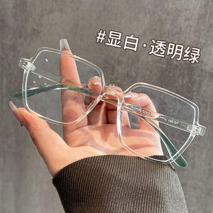 Monture de lunettes rétro surdimensionnée 23088 TR90, monture intégrale, protection contre la lumière bleue, confortable, unisexe, design Danyang - Product Image 2