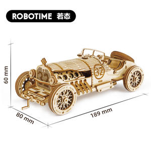 Century Wheel - Juguete de Madera para Armar, Modelo de Locomotora, Rompecabezas, Regalo para Niños de 5 a 7 Años, Unisex - Product Image 6