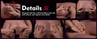 Männlicher Masturbator Ultra-Realistische Vagina-Form Doppelkanal Taschenformat-Stroker Erwachsenen-Sexspielzeug für Männer TPE