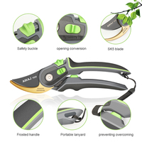 Tijeras de Podar de Jardín de Alta Calidad, Tijeras Industriales para Árboles Frutales, OEM ODM, Podadora de Ramas Personalizada AIRAJ de 7 Pulgadas con Certificación CE