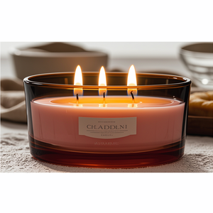 Benutzer definierte Handelsmarke einzigartige Kerzen glas schillernden extra großen Kerzen gefäß klare perl weiße Kerzen glas - Product Image 5