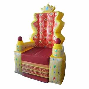 Chaise de trône pour les chaises de roi gonflables scellées par air de roi ou de reine, trône fatigué d'air pour la chaise d'explosion de jeu d'enfants pour la photographie - Product Image 1