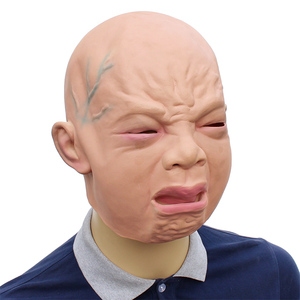 Máscara Facial Completa de Látex, Terrorífica y Aterradora, de Bebé Llorando, para Disfraz de Halloween, Navidad, Cosplay, Clásica para <span class=keywords><strong>Adultos</strong></span> - Product Image 6