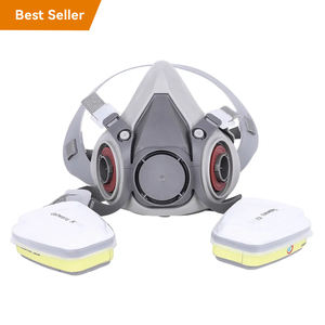 Masker <span class=keywords><strong>Gas</strong></span> Respirator APD EN 143 Masker Wajah Silikon Bersertifikat CE Masker Silikon untuk Dijual Tpr,silikon - Product Image 1