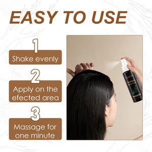 <span class=keywords><strong>Spray</strong></span> pour <span class=keywords><strong>cheveux</strong></span> de marque privée 100ml d'ingrédients à base de plantes de ginseng préviennent la perte de <span class=keywords><strong>cheveux</strong></span> réparation blanc noircissement laque pour <span class=keywords><strong>cheveux</strong></span> <span class=keywords><strong>blancs</strong></span> à noirs - Product Image 6