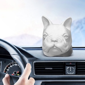 Klip ventilasi Diffuser Mobil Diffuser aromaterapi gipsum berbentuk anjing grosir parfum penyegar Ventilasi udara mobil beraroma untuk mobil - Product Image 2