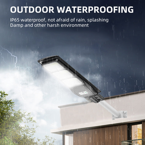 IP65 Waterproof 60W 120W 180W LED Solar Street Light ABS Housing Garden Road <b>Lamp</b> With <b>Remote</b> <b>Control</b> CE Certified NJ-XH Ip65 Wa - Product Image 1