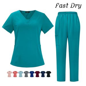 Custom logo Uniform <b>Sets</b> for Women Men Scrubs <b>Set</b> Nurse Uniforms for Hospital <b>Doctor</b> Medical Fabric Hospital Work Uniform <b>Set</b> - Product Image 2