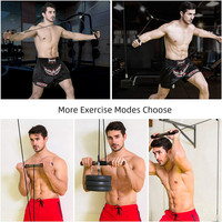 Machine à câble multifonction en métal pour la maison, équipement de fitness DIY avec poulie pour bras, biceps, triceps, corde, entraînement de la force des mains