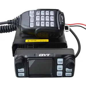 QYT KT-5000 200通道25w迷你收音机双频136-174兆赫和400-480兆赫移动收音机，带可分离面板