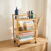 Étagère murale en bois de haute qualité, mince et élégante, à double niveau, multifonctionnelle, pour légumes, îlot de cuisine, banc de boucher, supports de rangement
