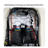 Appareil de massage pour siège de voiture 12V - Module de soutien lombaire gonflable - Convient aux SUV, berlines et modifications de véhicules utilitaires