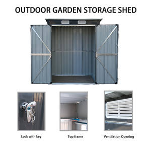 <span class=keywords><strong>Abri</strong></span> <span class=keywords><strong>de</strong></span> <span class=keywords><strong>jardin</strong></span> métallique portable 3x5 pieds à toit pentu, imperméable, écologique, thermolaqué, facile à assembler, pour extérieur, mobilier <span class=keywords><strong>de</strong></span> <span class=keywords><strong>jardin</strong></span> - Product Image 3