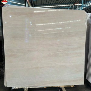 Mármol Moderno Noruego con Vetas de Madera Beige Cálido, Impermeable, de 18 mm de Grosor, para Sala de Estar, Villa, <span class=keywords><strong>Hotel</strong></span>, Paredes, Pisos, Escaleras y Comedor - Product Image 1