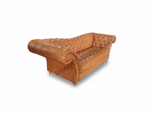 Sofá Chesterfield de 3 Plazas con Tapicería de Cuero Clásica con Botones Profundos, Diseño Elegante, Cojines Cómodos y Estructura Resistente - Product Image 4
