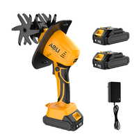 Cultivateur portatif AOLI 21V à batterie lithium, directement de l'usine, avec tige d'extension optionnelle pour jardin, terreau et plantes en pot