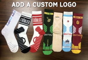 Chaussettes de basketball pratiques mi-mollet avec semelle en tissu éponge pour la course et le sport - Product Image 6