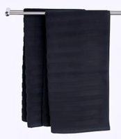 Serviette de toilette en coton 100% premium, bleue, 50x90cm, douce, séchage rapide, absorbante, durable, pour la maison, les adultes, les hôtels, les spas
