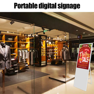 Wall hanging advertising machine Android LCD touch one machine milk tea supermarket elevator advertising display - Product Image 5