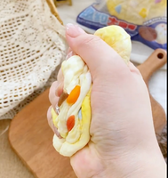 Jouet Squishy Géant Américain en Forme de Biscuit, à Remontée Lente, Réaliste, en Forme de Boulette Vapeur, Anti-Stress, Jouet Sensoriel Fidget, Vente en Gros, Boîte de Présentation