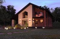 Villa préfabriquée moderne de luxe sur mesure à deux étages, 234 chambres et 1 cuisine, structure en acier léger, maison modulaire moderne
