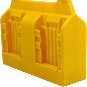 Soporte portátil para batería DeWalt de 14,4-18 V, para uso doméstico, color amarillo - Product Image 2