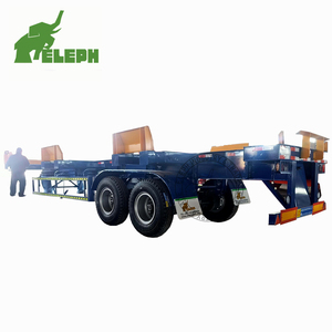 Semirremolque <span class=keywords><strong>Portacontenedores</strong></span> <span class=keywords><strong>de</strong></span> 2 Ejes para Terminal Marítimo - Product Image 5