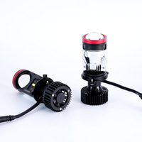 Vente en gros d'usine, phare LED H4, lentille de projecteur LED H4, double lumière, 50W
