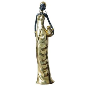 Figurine de femme en résine, modèle d'art populaire vintage - Décoration pour la maison et le salon - Product Image 5