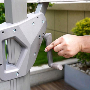 Precio de fábrica directo <span class=keywords><strong>Paraguas</strong></span> de patio LED impermeable con luces solares Parasol voladizo <span class=keywords><strong>para</strong></span> exteriores <span class=keywords><strong>para</strong></span> jardín Terraza Azotea - Product Image 6