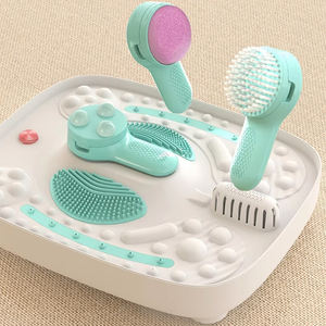 持ち運び可能な折りたたみ式フットスパ（加熱機能、バブル、取り外し可能な軽石、太極マッサージ、クリーニングブラシ付き） - Product Image 4