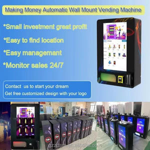 Tự dịch vụ mã thông báo pha chế thiết bị bán hàng tự động tùy chỉnh treo tường Máy bán hàng tự động cho thuốc lá với mã QR thanh toán - Product Image 4
