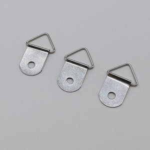 ตะขอรูปสามเหลี่ยมสแตนเลสแบบมีห่วงสำหรับแขวนกรอบรูปและของตกแต่งผนัง - Product Image 1
