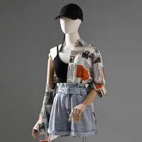 Servicio OEM, Maniquí de Cuerpo Curvilíneo, Personalización de Fábrica, Maniquí Femenino Realista de Medio Cuerpo para Mujeres de Baja Estatura