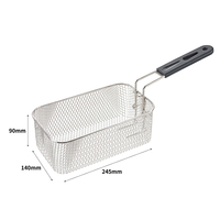 Mini Dipper Fryer Shalow Table Top 2000W Cuiseur Frites Noix Friture Marmite Cuisine Friteuse