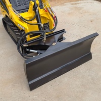 Accessoires de lame de bulldozer COUGARS pour mini-chargeuse sur pneus, chargeuse sur chenilles, chargeuse sur roues