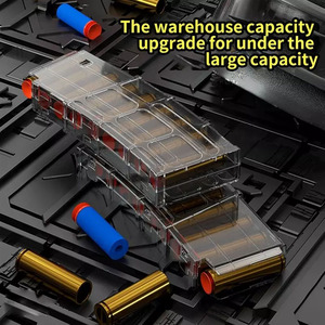 M416 Súng đồ chơi điện Repeater AK47 giá rẻ thực tế Đồ chơi súng tiểu liên súng cho người lớn trẻ em Quà tặng đồ chơi cho bé trai mềm Bullet - Product Image 6