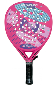 Juego de Palas de Pádel Profesionales de Fibra de Carbono UD en Forma de Lágrima, Ultra Ligeras, con Absorción de Impactos, 2 Palas + 2 Fundas + 3 Pelotas - Product Image 3