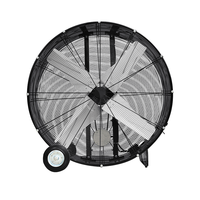 Usine en gros Logo personnalisé 24/30/36/42/48 pouces ventilateur de Ventilation de tambour plancher électrique Construction en métal ménage personnalisé