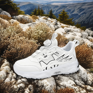 Chaussures de marche sportives en mesh pour hommes, style automne-hiver-printemps, respirantes, design décontracté avec absorption des chocs, tailles US et EUR - Product Image 3