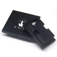 Bouton de déclenchement tactile LED en plastique pour contrôle d'accès, bouton de sortie infrarouge 12V pour contrôle d'accès, interrupteur à bouton poussoir tactile