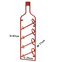 Présentoirs à vin muraux, décoration murale de la maison, étagère de stockage de vin, étagère à vin de Bar en fer
