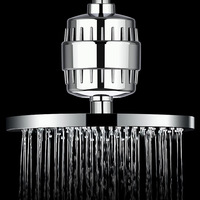 Ensemble de filtre de douche ABS 15-25 couches, capacité 50L, élimination du calcaire et des sédiments, purificateur d'eau pour pomme de douche de salle de bain