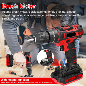 Trapano <span class=keywords><strong>a</strong></span> <span class=keywords><strong>Percussione</strong></span> Elettrico 3 in 1 Mini <span class=keywords><strong>Avvitatore</strong></span> con 25 Velocità e Coppia Regolabile Utensili per la Lavorazione del Legno Trapani Elettrici - Product Image 6