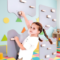 Panneaux d'escalade en bois pour tout-petits, système d'escalade Montessori - Écologique, certifié FSC, décoration de salle de jeux pour enfants, jouet cadeau, maison